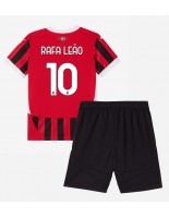 AC Milan Rafael Leao #10 Kotipaita Lasten 2024-25 Lyhythihainen (+ shortsit)